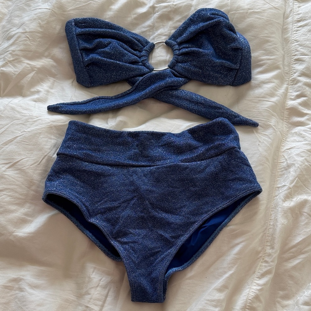 Montce Blue Sparkle Bikini M